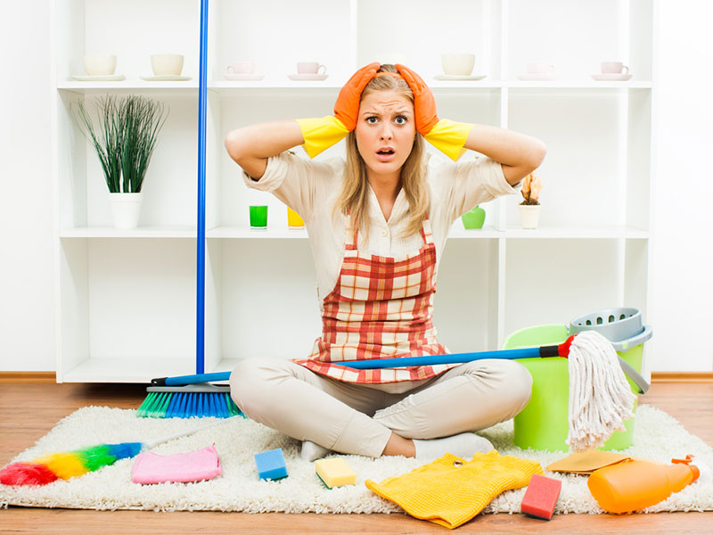 tile floor cleaning